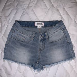 denim shorts